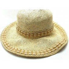 Baxter & Wells Paper Natural  Mujer&apos;s Wide Brim Fancy Hat Collapsible  508  eb-54450315